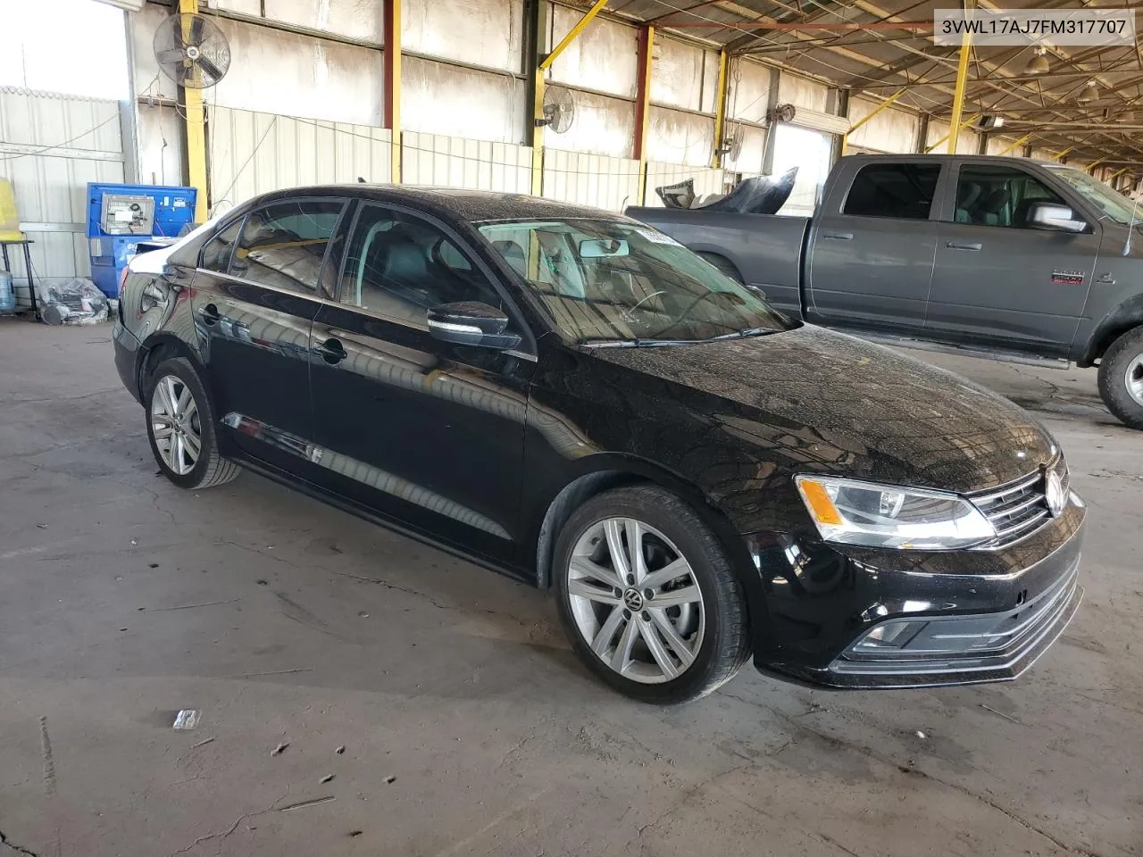 2015 Volkswagen Jetta Sel VIN: 3VWL17AJ7FM317707 Lot: 76587184