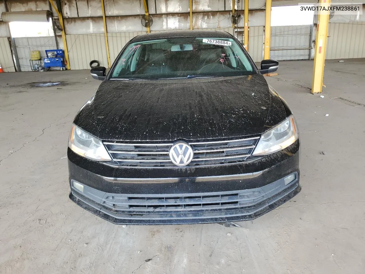 2015 Volkswagen Jetta Se VIN: 3VWD17AJXFM238861 Lot: 76738884