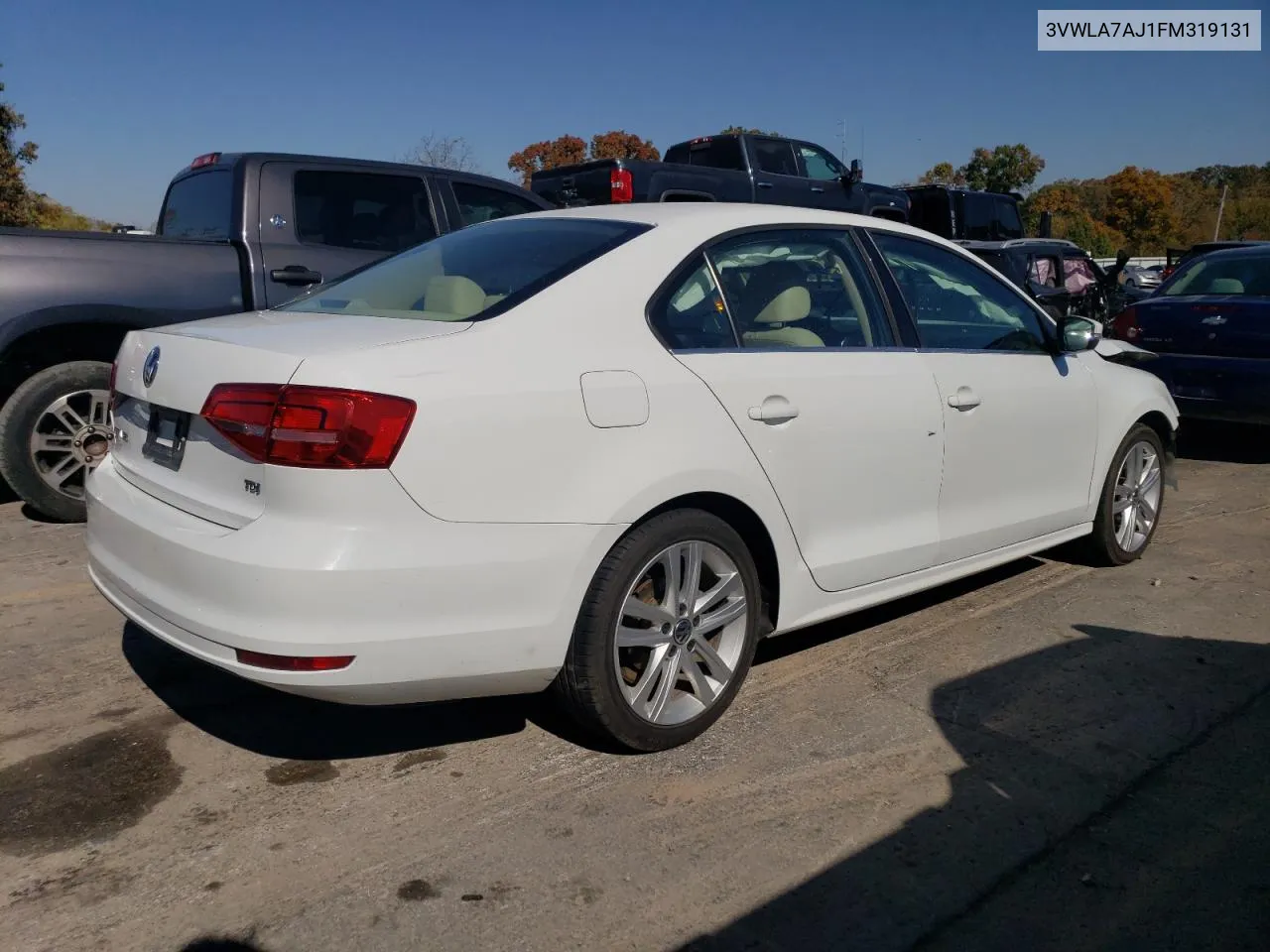 2015 Volkswagen Jetta Tdi VIN: 3VWLA7AJ1FM319131 Lot: 76832524