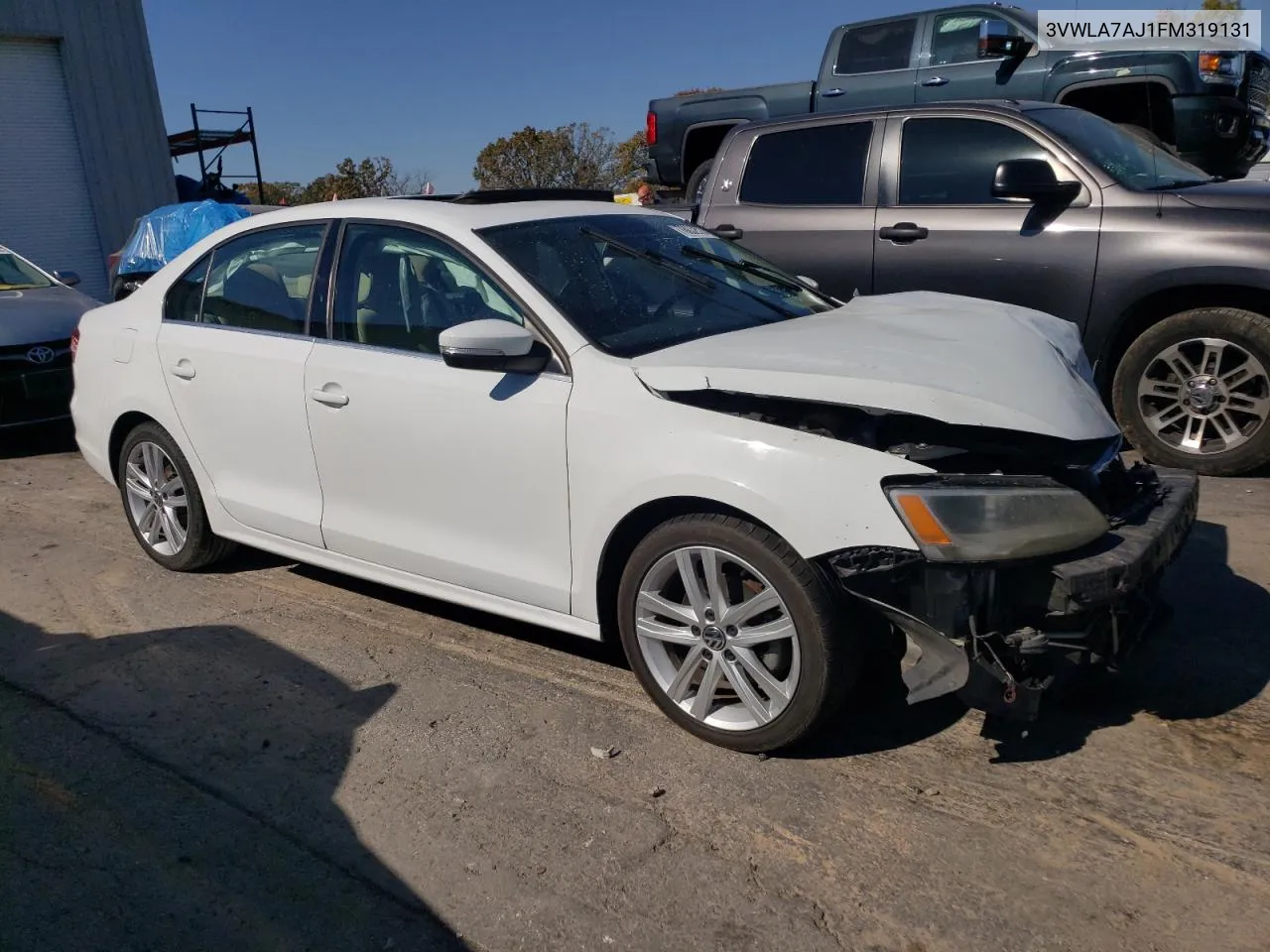 2015 Volkswagen Jetta Tdi VIN: 3VWLA7AJ1FM319131 Lot: 76832524