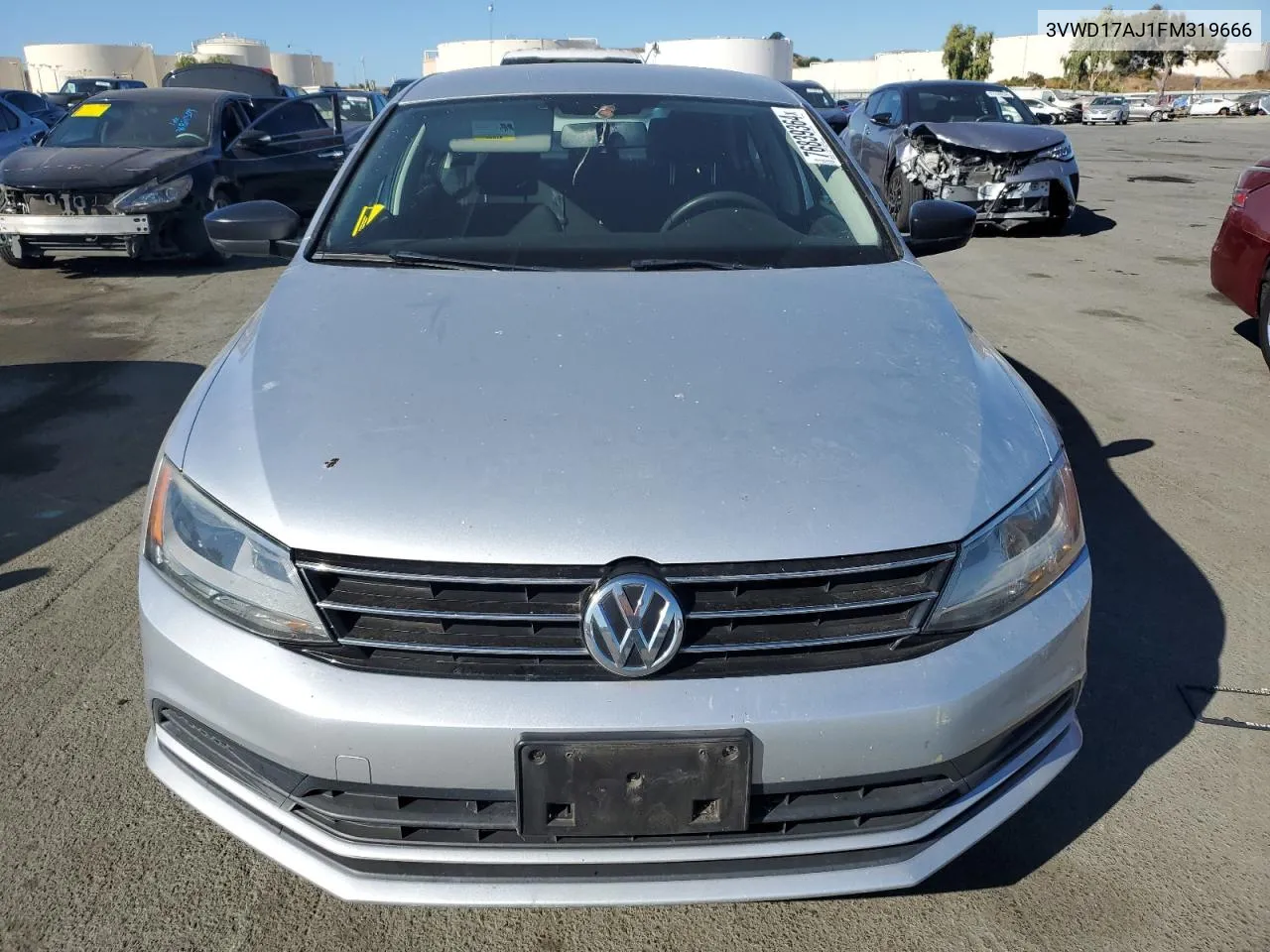 2015 Volkswagen Jetta Se VIN: 3VWD17AJ1FM319666 Lot: 76839364