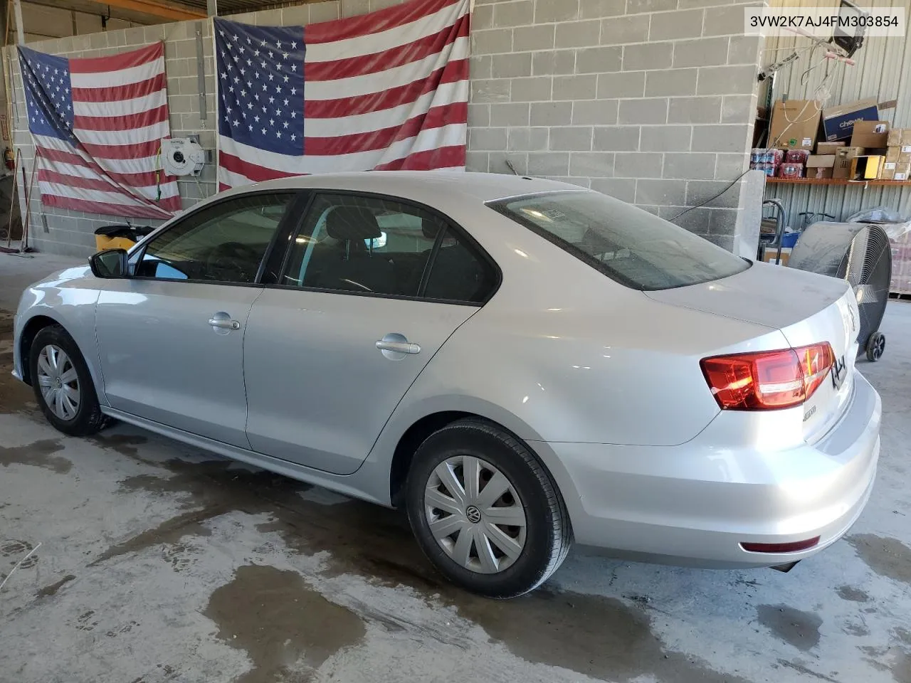 2015 Volkswagen Jetta Base VIN: 3VW2K7AJ4FM303854 Lot: 76940304