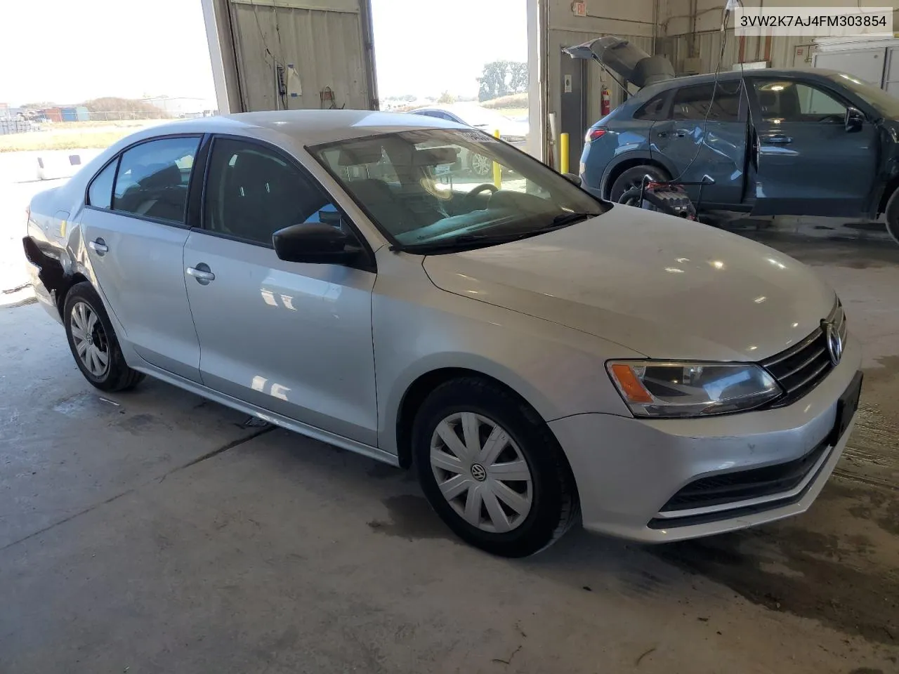 2015 Volkswagen Jetta Base VIN: 3VW2K7AJ4FM303854 Lot: 76940304