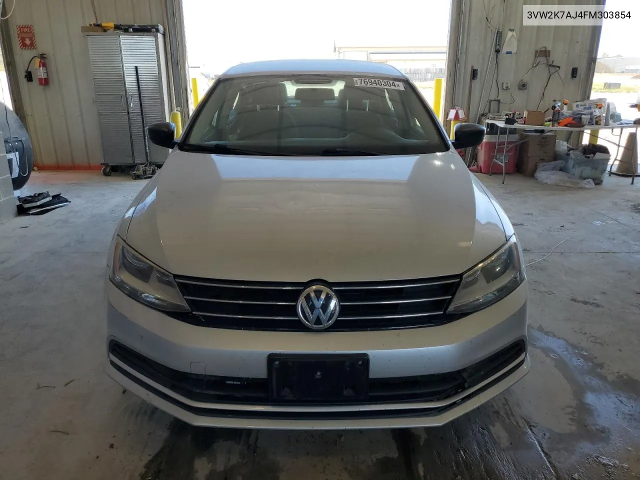 2015 Volkswagen Jetta Base VIN: 3VW2K7AJ4FM303854 Lot: 76940304