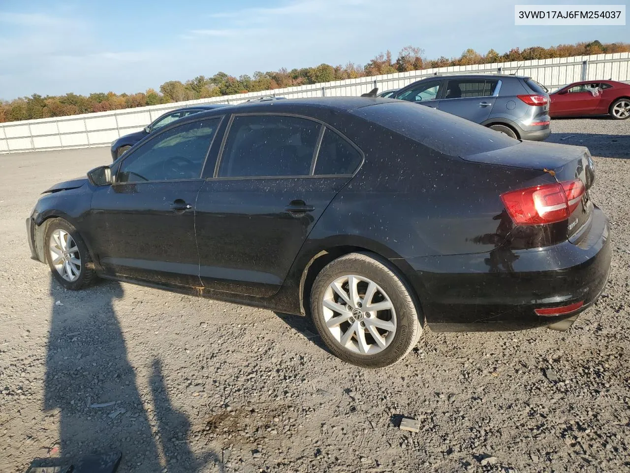 2015 Volkswagen Jetta Se VIN: 3VWD17AJ6FM254037 Lot: 77253964