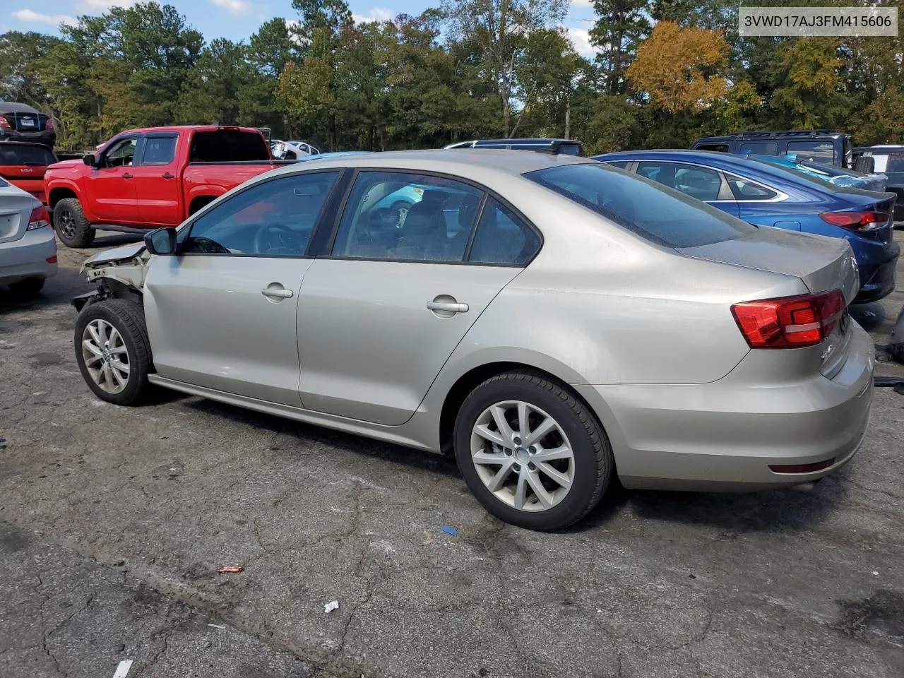 2015 Volkswagen Jetta Se VIN: 3VWD17AJ3FM415606 Lot: 77470444