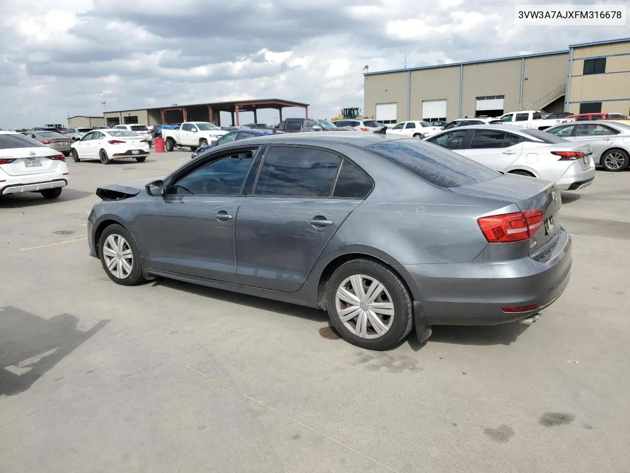 2015 Volkswagen Jetta Tdi VIN: 3VW3A7AJXFM316678 Lot: 77977384