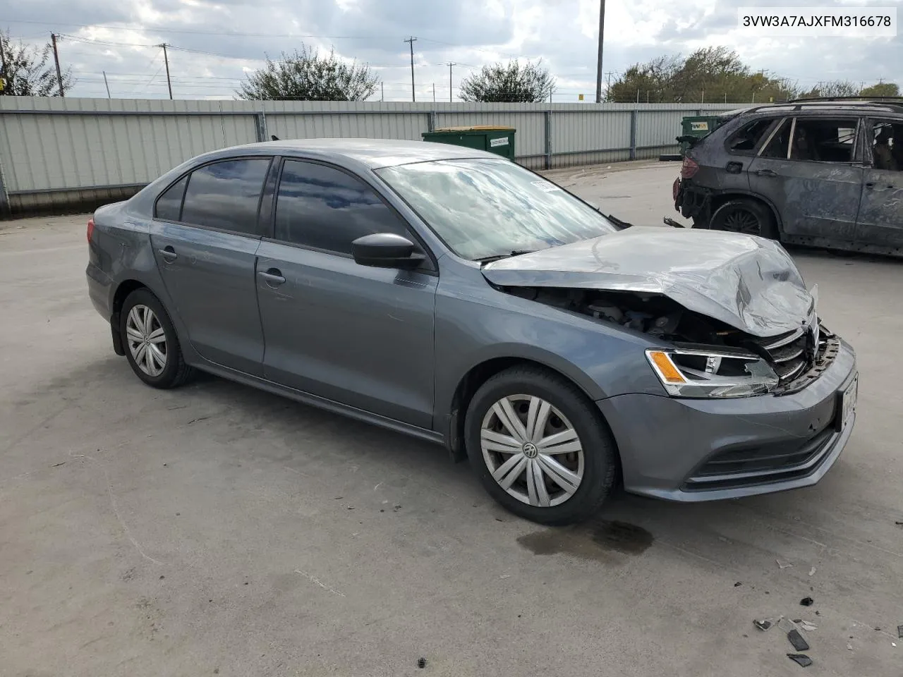 2015 Volkswagen Jetta Tdi VIN: 3VW3A7AJXFM316678 Lot: 77977384