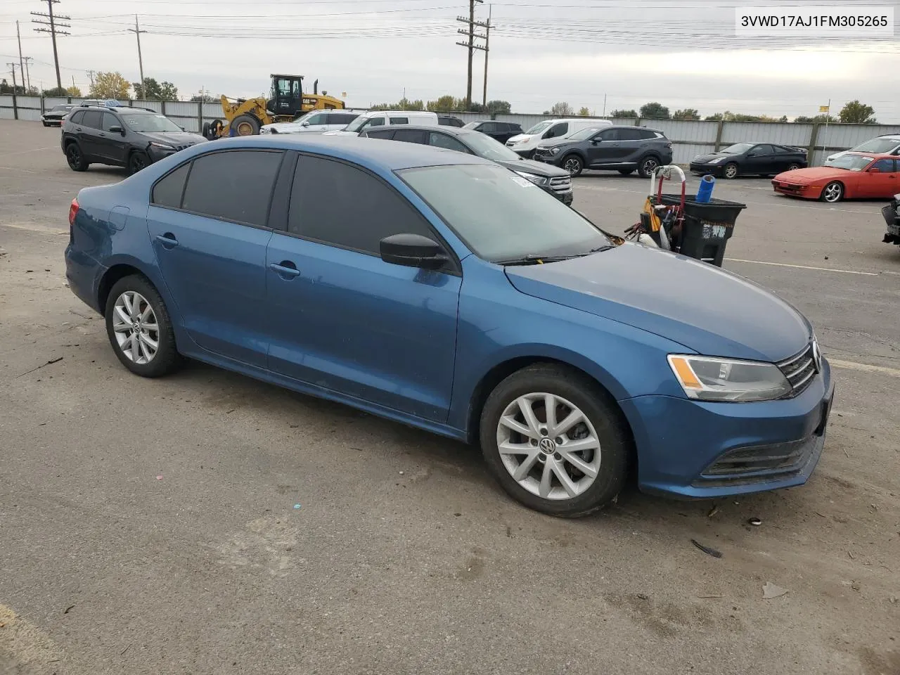 2015 Volkswagen Jetta Se VIN: 3VWD17AJ1FM305265 Lot: 78004244