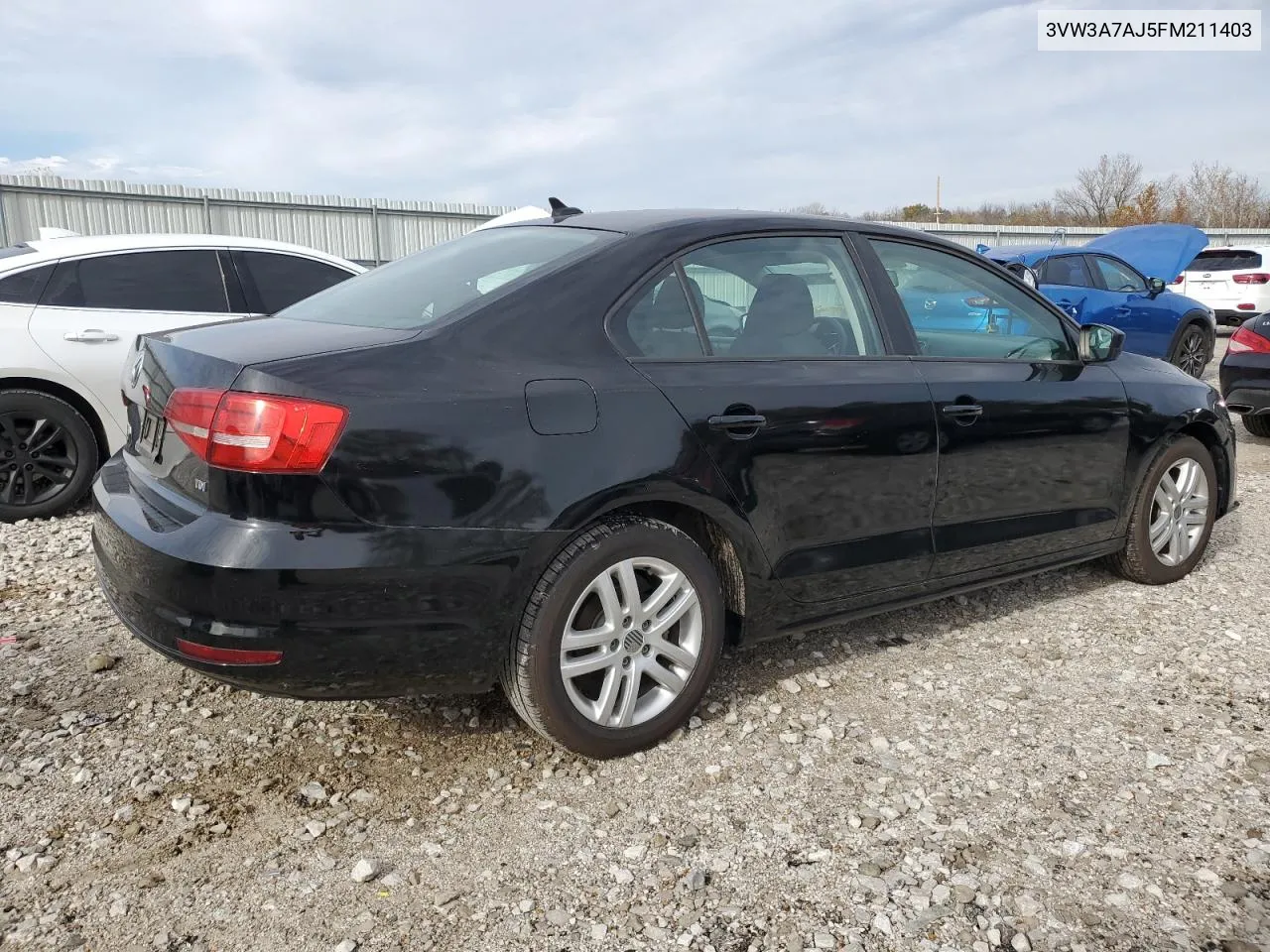 2015 Volkswagen Jetta Tdi VIN: 3VW3A7AJ5FM211403 Lot: 78097314