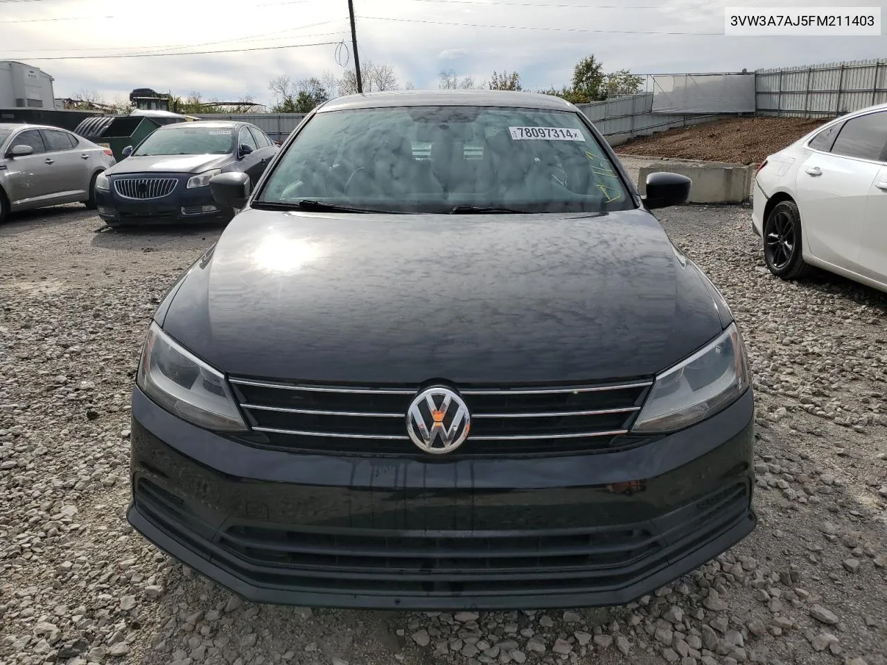 2015 Volkswagen Jetta Tdi VIN: 3VW3A7AJ5FM211403 Lot: 78097314