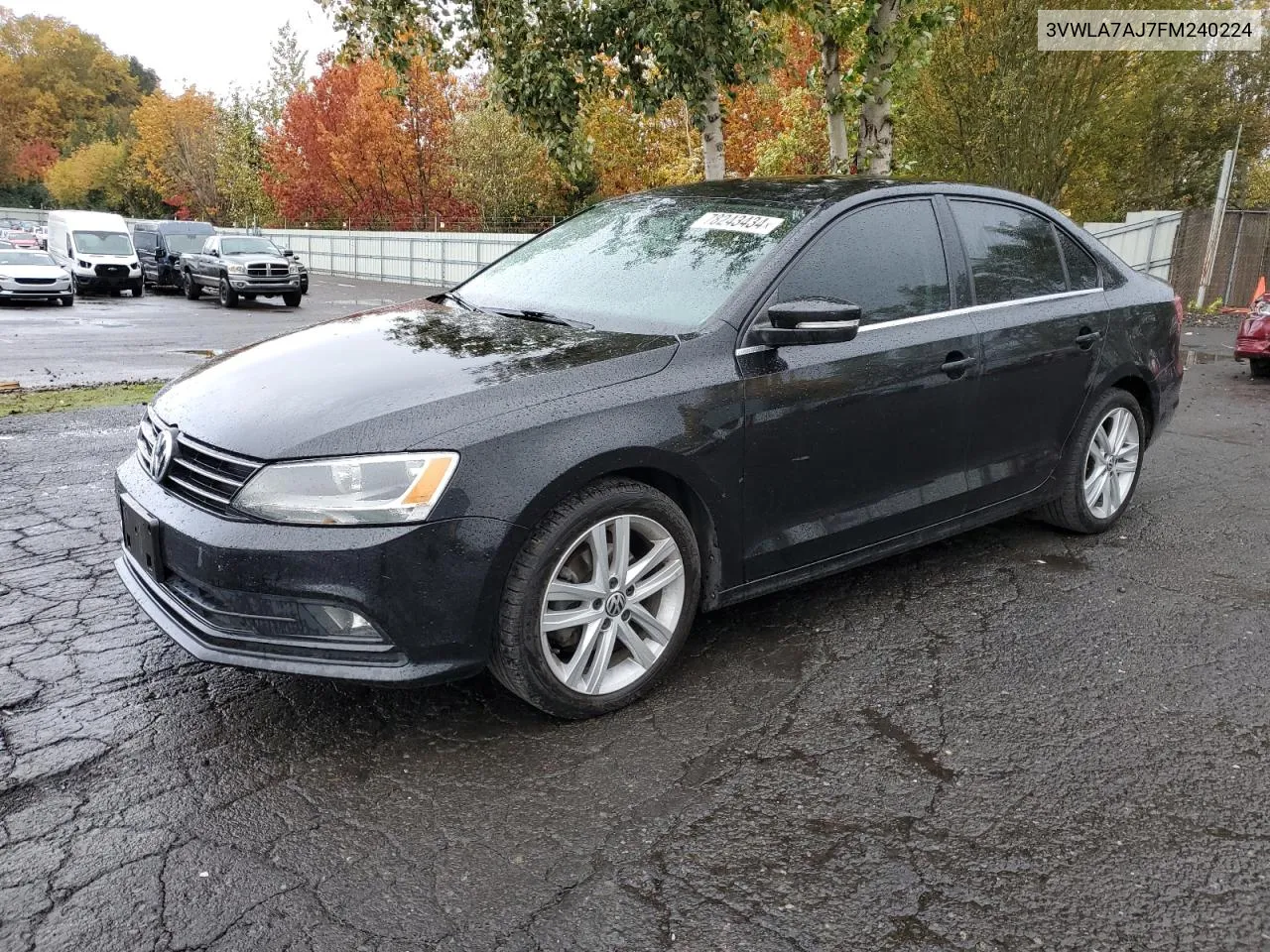 2015 Volkswagen Jetta Tdi VIN: 3VWLA7AJ7FM240224 Lot: 78243434