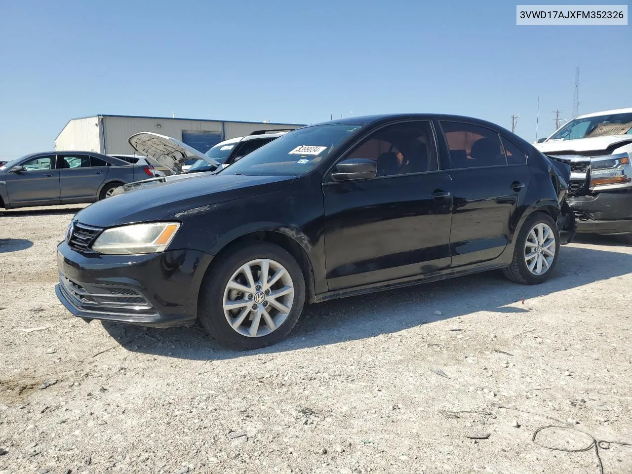 2015 Volkswagen Jetta Se VIN: 3VWD17AJXFM352326 Lot: 78399034