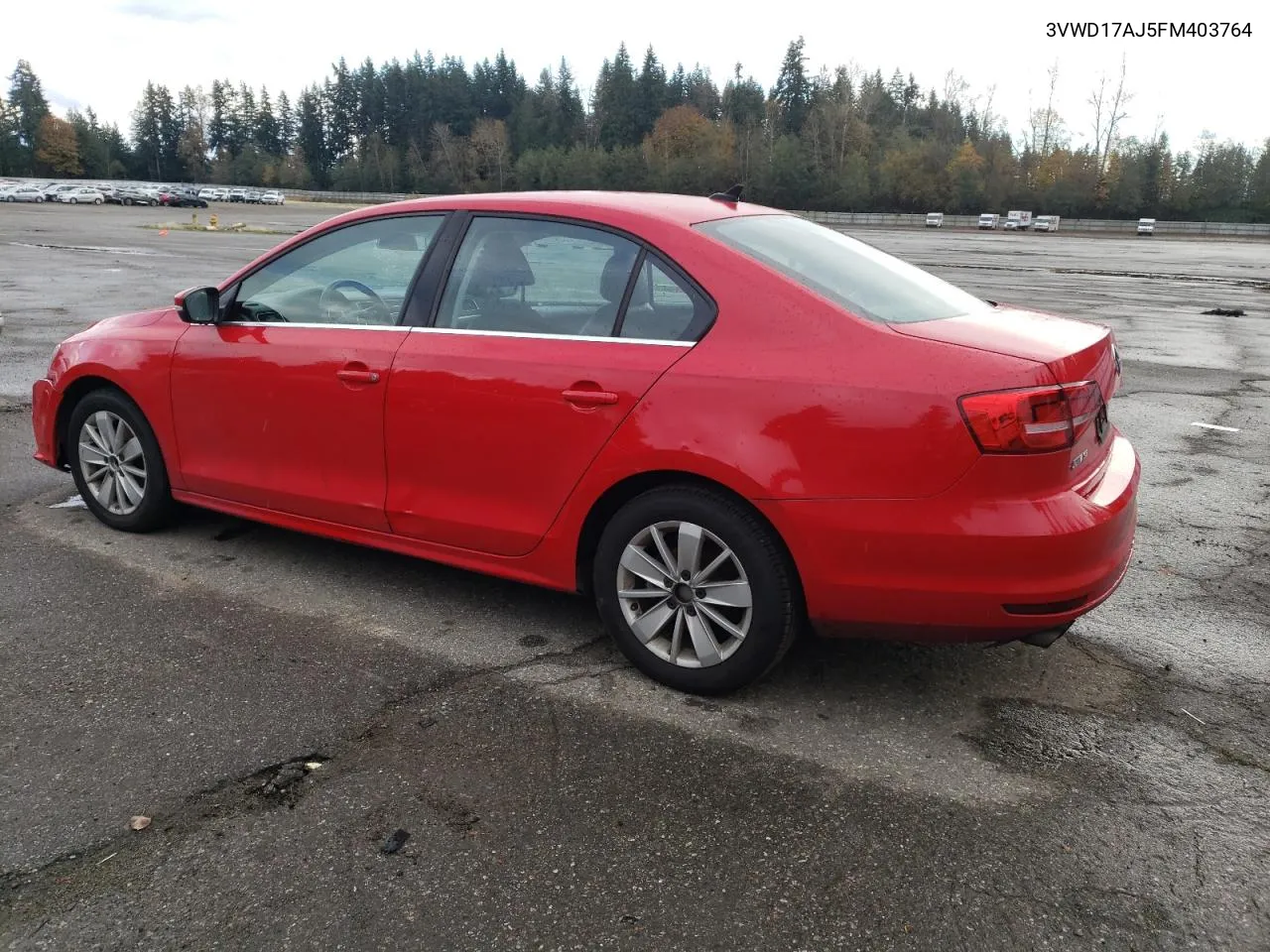 2015 Volkswagen Jetta Se VIN: 3VWD17AJ5FM403764 Lot: 78446714