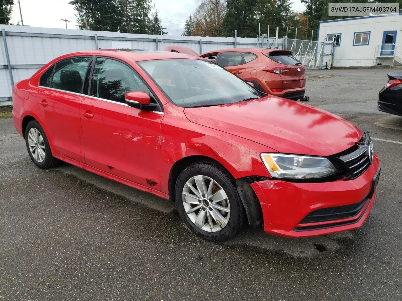 2015 Volkswagen Jetta Se VIN: 3VWD17AJ5FM403764 Lot: 78446714