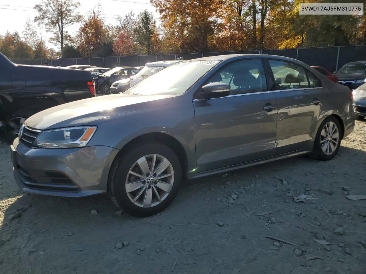 2015 Volkswagen Jetta Se VIN: 3VWD17AJ5FM310775 Lot: 78647154