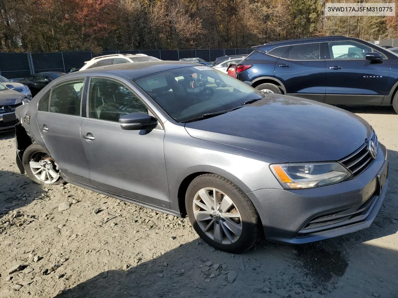 2015 Volkswagen Jetta Se VIN: 3VWD17AJ5FM310775 Lot: 78647154