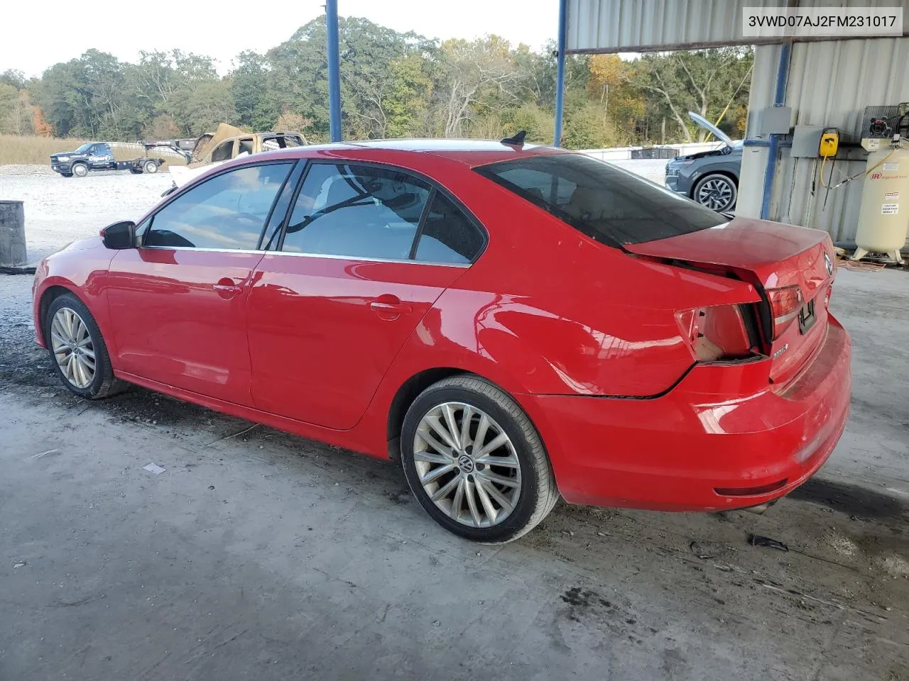 2015 Volkswagen Jetta Se VIN: 3VWD07AJ2FM231017 Lot: 78736504