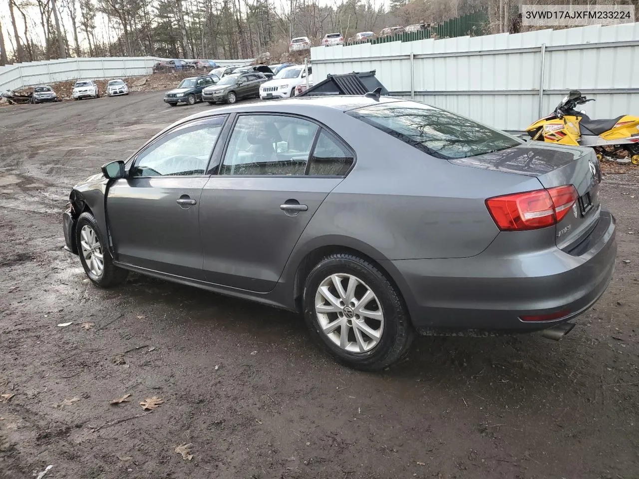 2015 Volkswagen Jetta Se VIN: 3VWD17AJXFM233224 Lot: 78941814