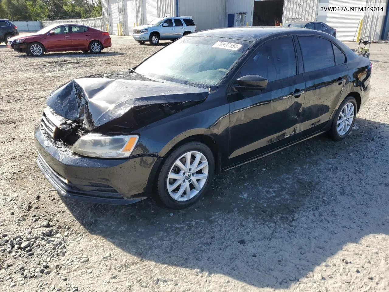 2015 Volkswagen Jetta Se VIN: 3VWD17AJ9FM349014 Lot: 78997354