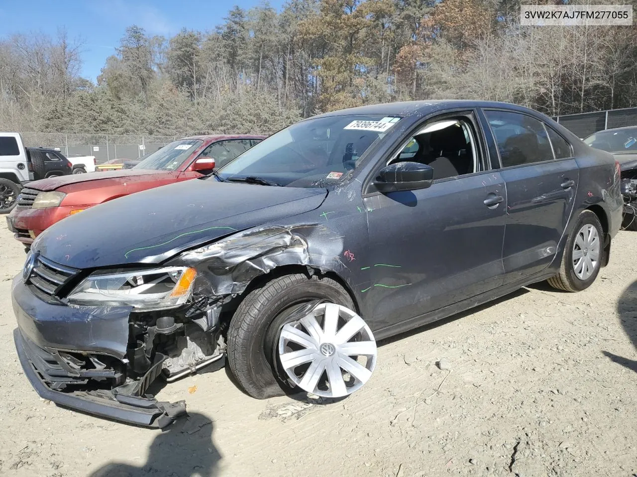 3VW2K7AJ7FM277055 2015 Volkswagen Jetta Base