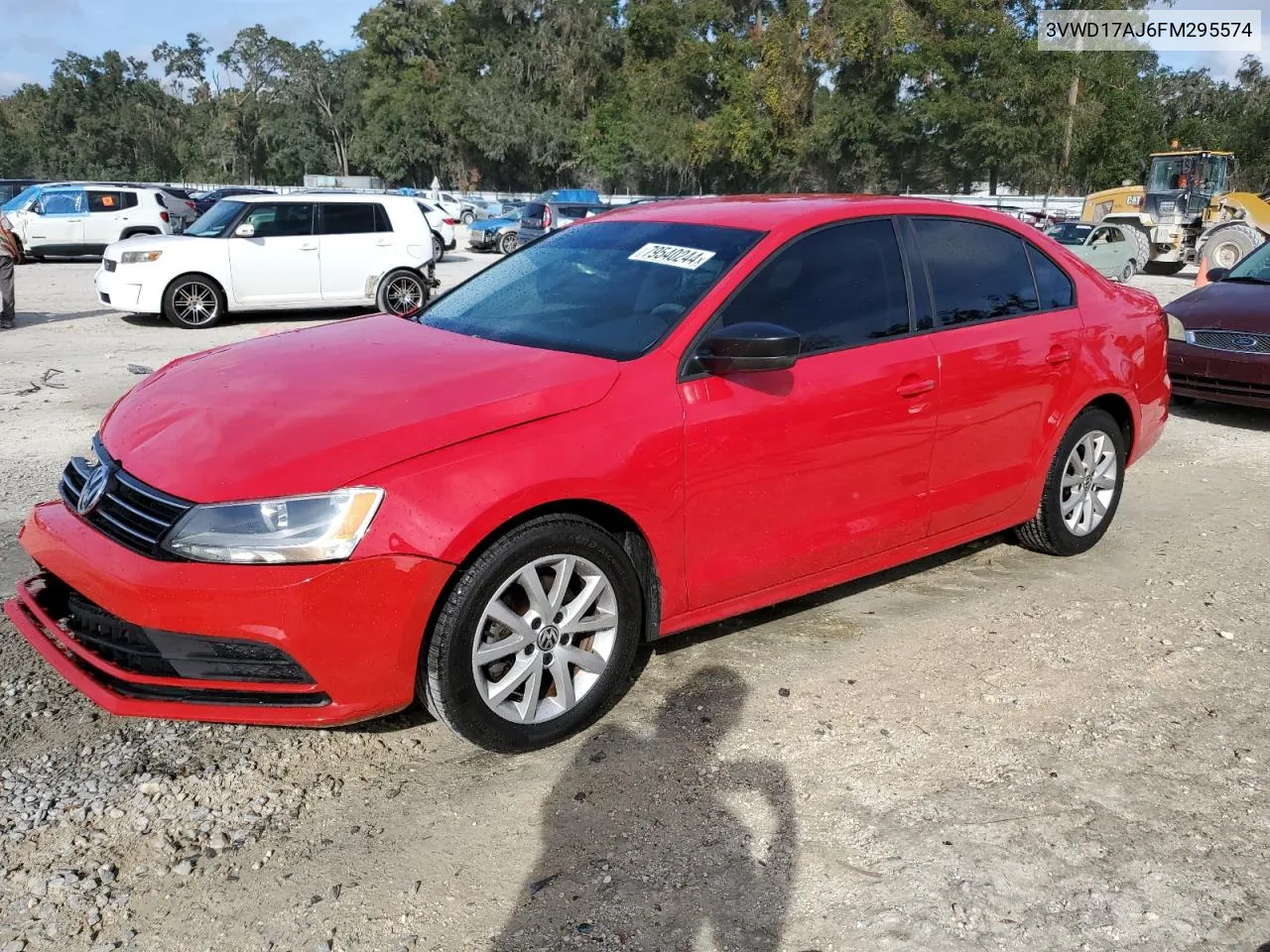 2015 Volkswagen Jetta Se VIN: 3VWD17AJ6FM295574 Lot: 79540244