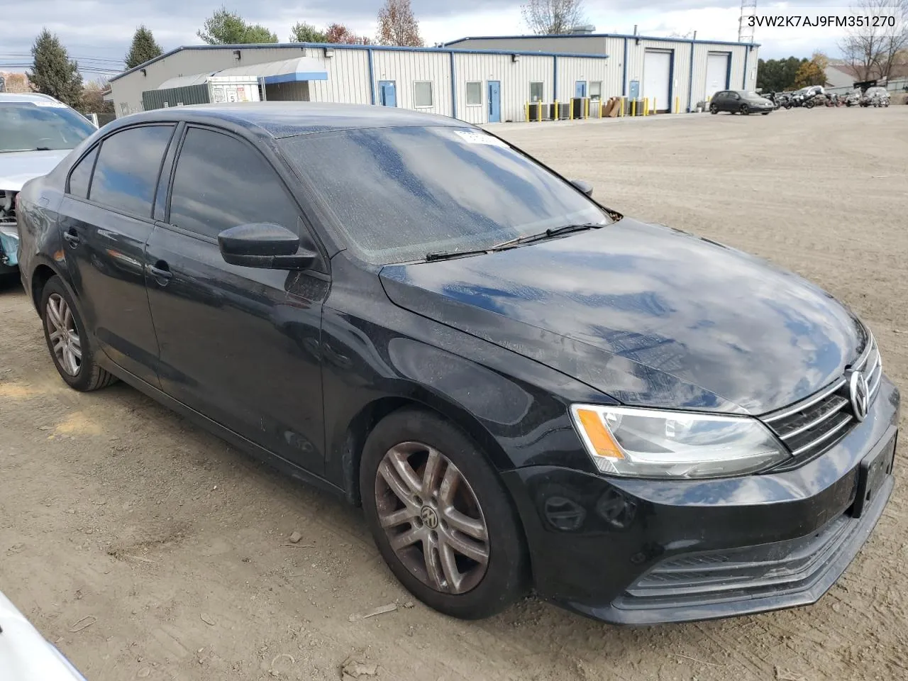 2015 Volkswagen Jetta Base VIN: 3VW2K7AJ9FM351270 Lot: 79759984