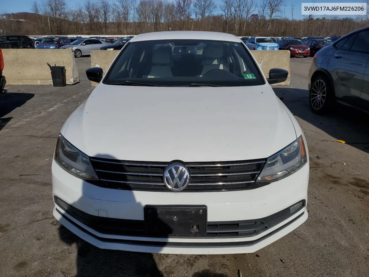 2015 Volkswagen Jetta Se VIN: 3VWD17AJ6FM226206 Lot: 80102254