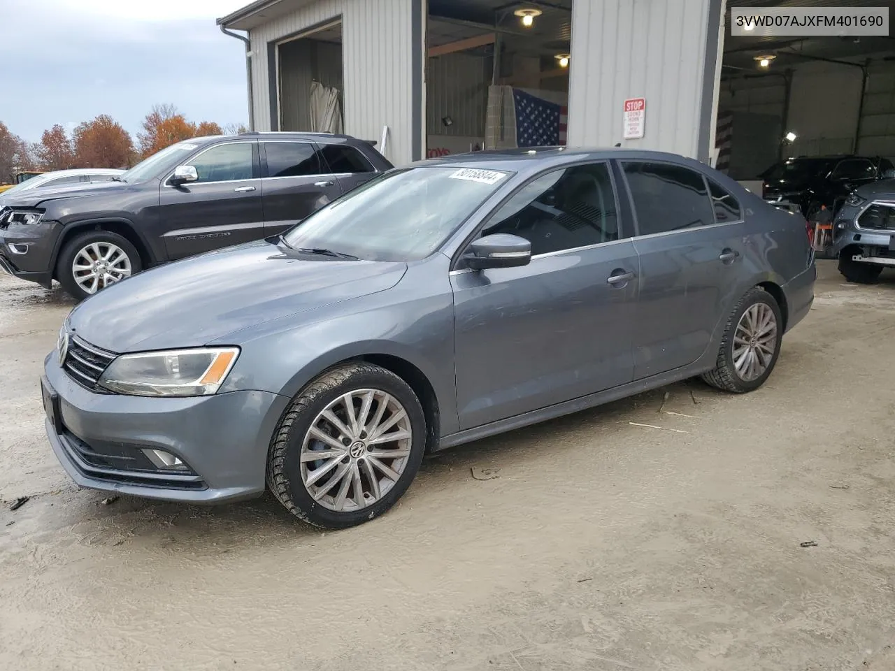 2015 Volkswagen Jetta Se VIN: 3VWD07AJXFM401690 Lot: 80158844