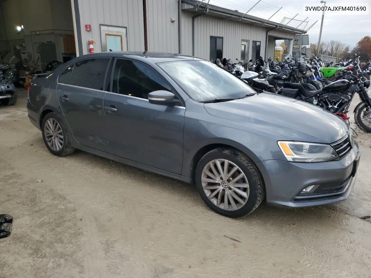 2015 Volkswagen Jetta Se VIN: 3VWD07AJXFM401690 Lot: 80158844