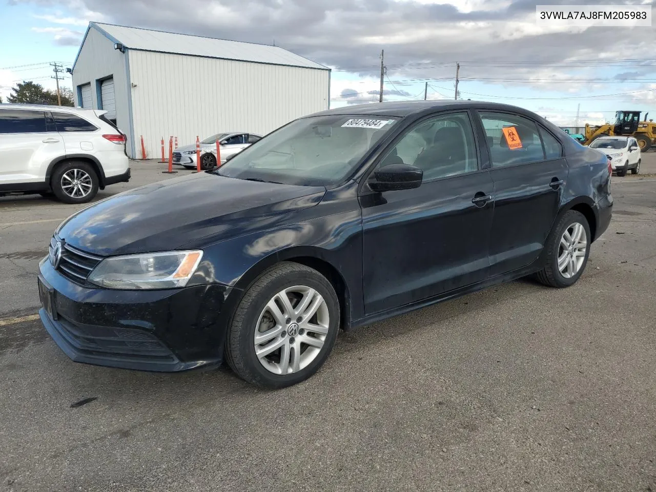 2015 Volkswagen Jetta Tdi VIN: 3VWLA7AJ8FM205983 Lot: 80479484