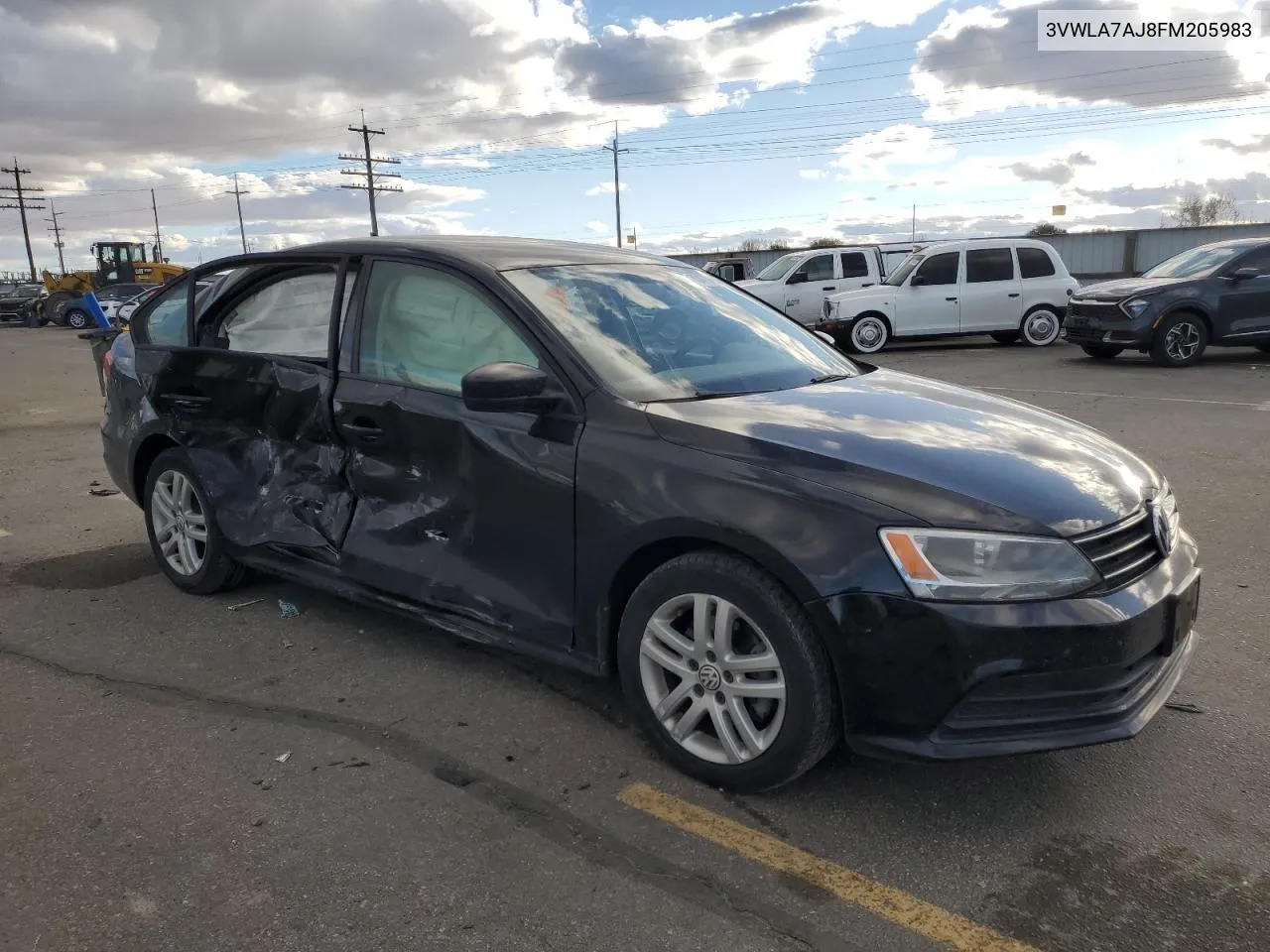 2015 Volkswagen Jetta Tdi VIN: 3VWLA7AJ8FM205983 Lot: 80479484