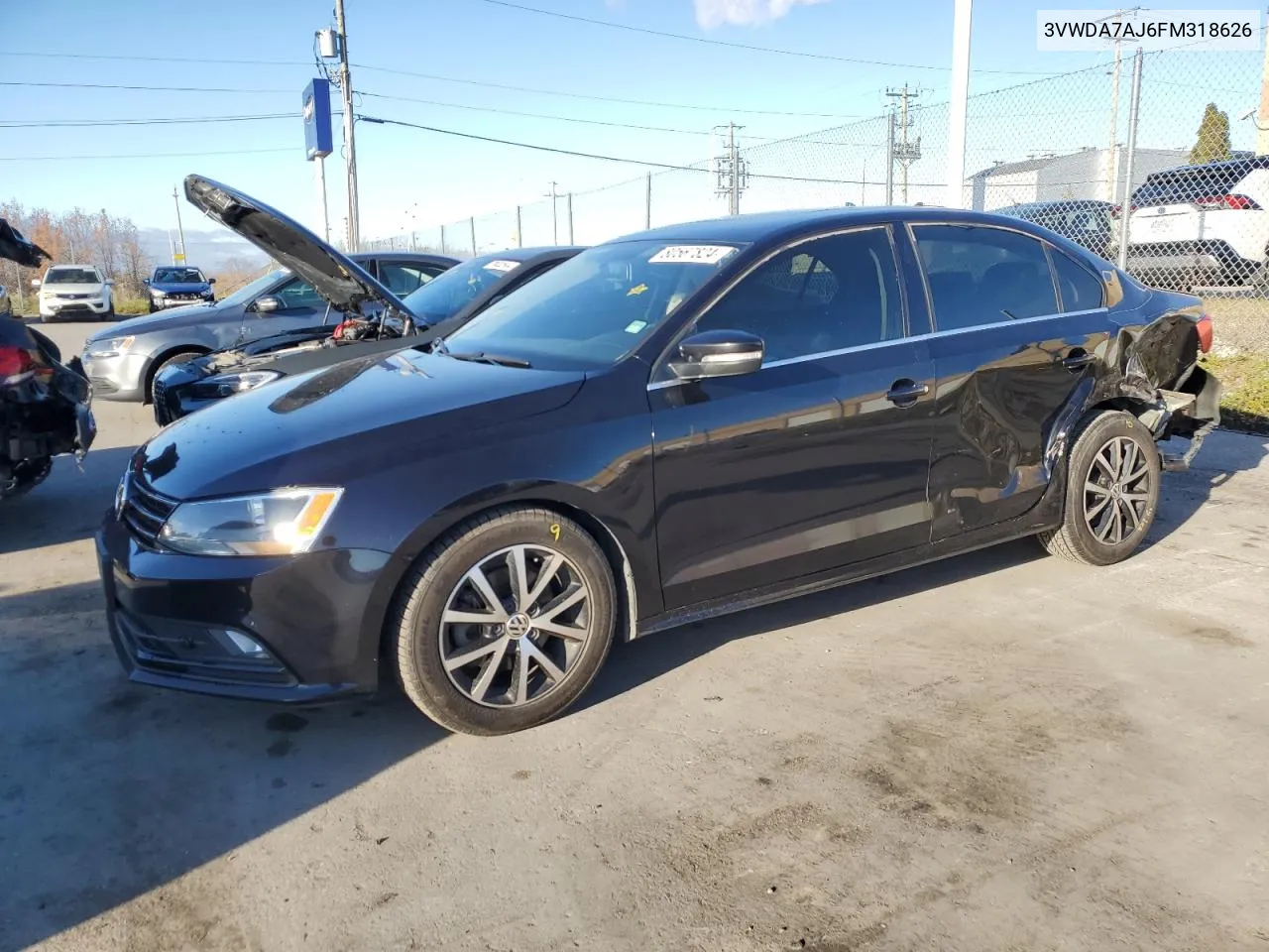 2015 Volkswagen Jetta Tdi VIN: 3VWDA7AJ6FM318626 Lot: 80567824