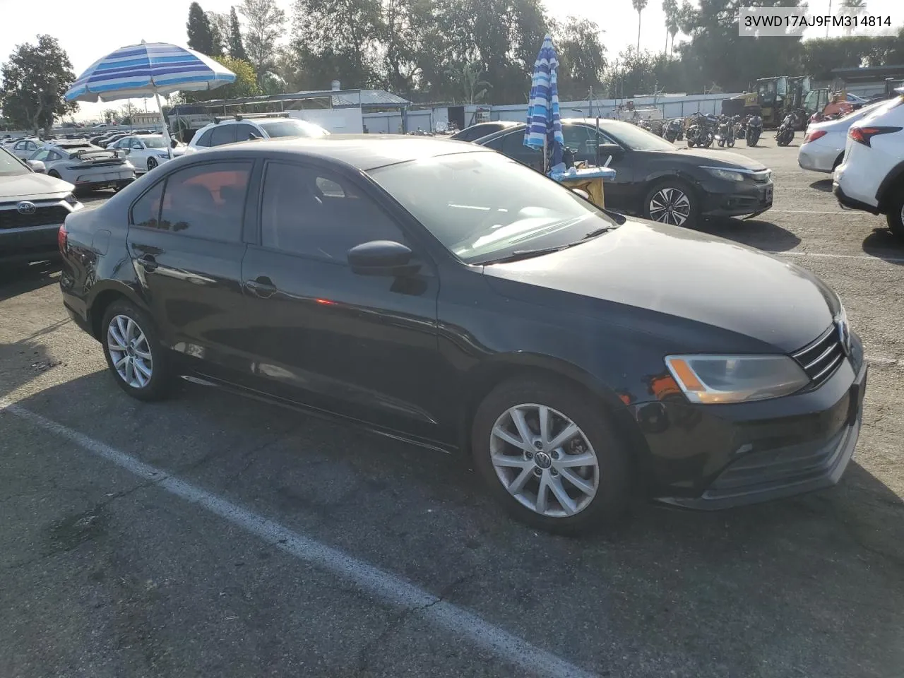 2015 Volkswagen Jetta Se VIN: 3VWD17AJ9FM314814 Lot: 80836114