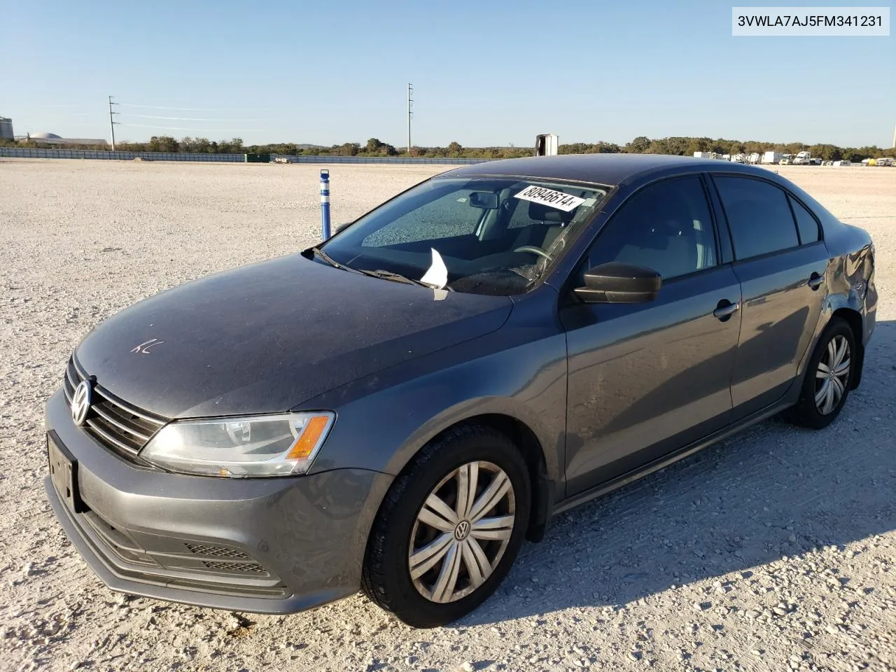 2015 Volkswagen Jetta Tdi VIN: 3VWLA7AJ5FM341231 Lot: 80946614