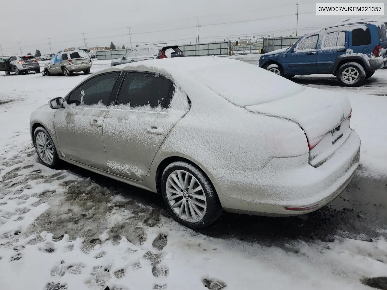 2015 Volkswagen Jetta Se VIN: 3VWD07AJ9FM221357 Lot: 81146234