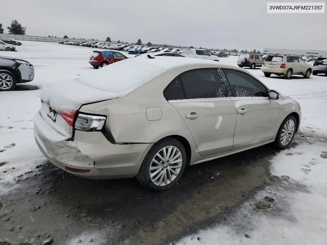 2015 Volkswagen Jetta Se VIN: 3VWD07AJ9FM221357 Lot: 81146234