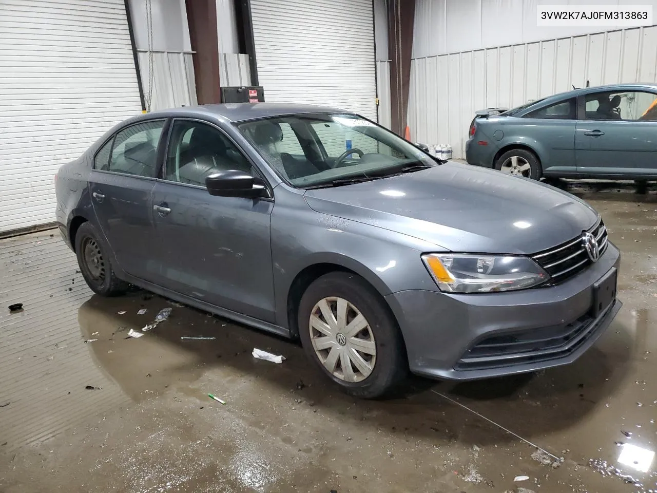 2015 Volkswagen Jetta Base VIN: 3VW2K7AJ0FM313863 Lot: 81510834