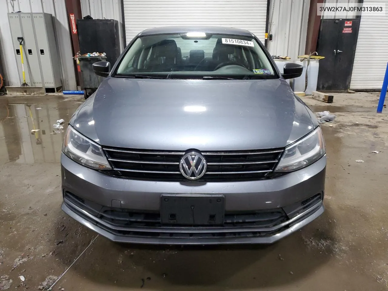 2015 Volkswagen Jetta Base VIN: 3VW2K7AJ0FM313863 Lot: 81510834