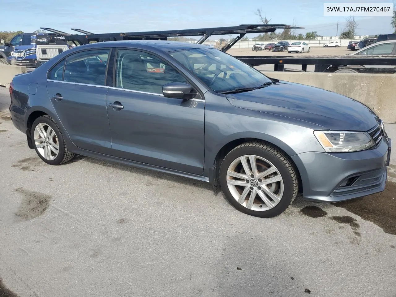 2015 Volkswagen Jetta Sel VIN: 3VWL17AJ7FM270467 Lot: 81563354