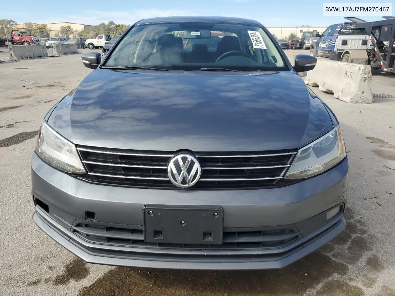 2015 Volkswagen Jetta Sel VIN: 3VWL17AJ7FM270467 Lot: 81563354