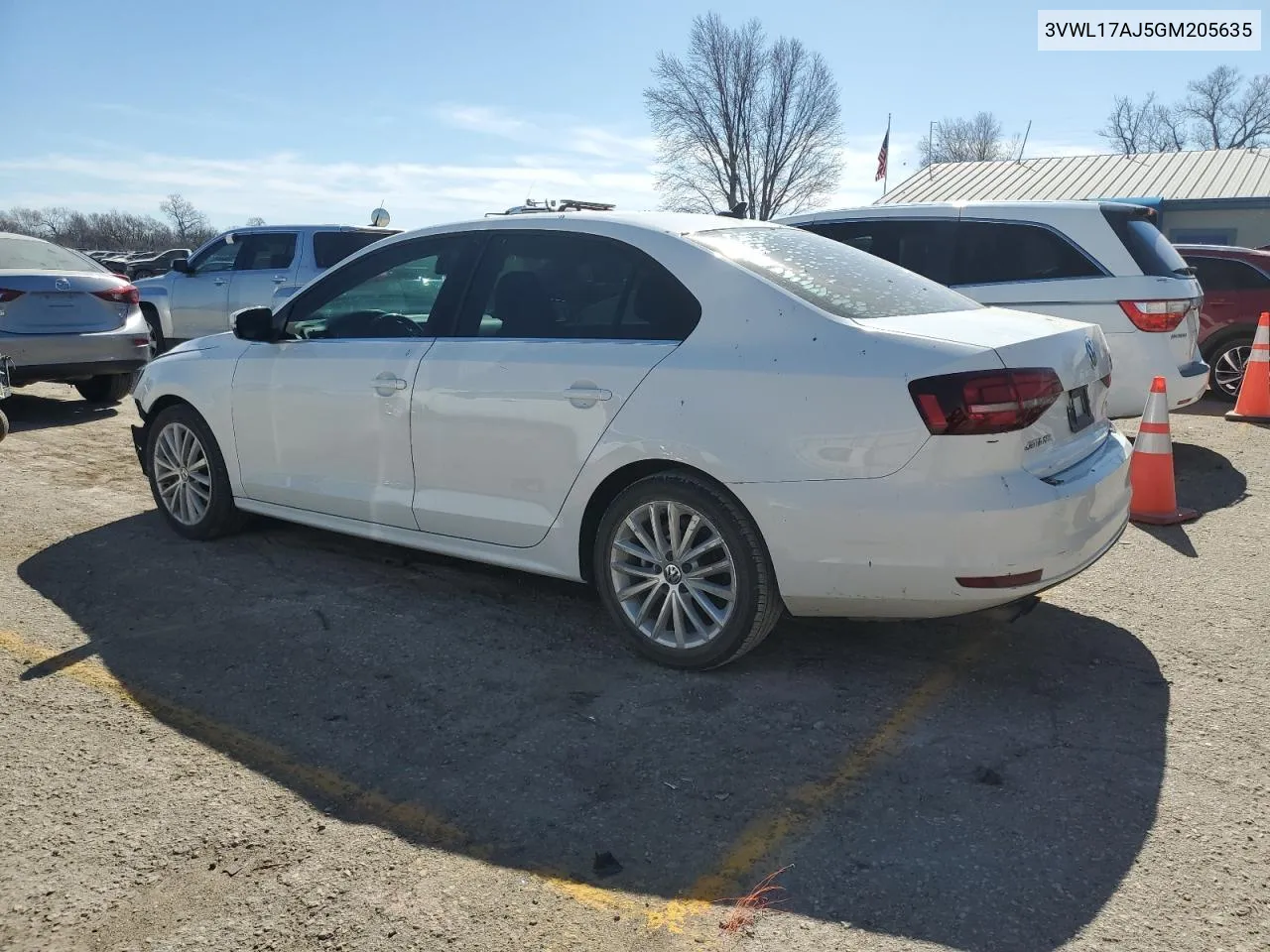 2016 Volkswagen Jetta Sel VIN: 3VWL17AJ5GM205635 Lot: 44883584