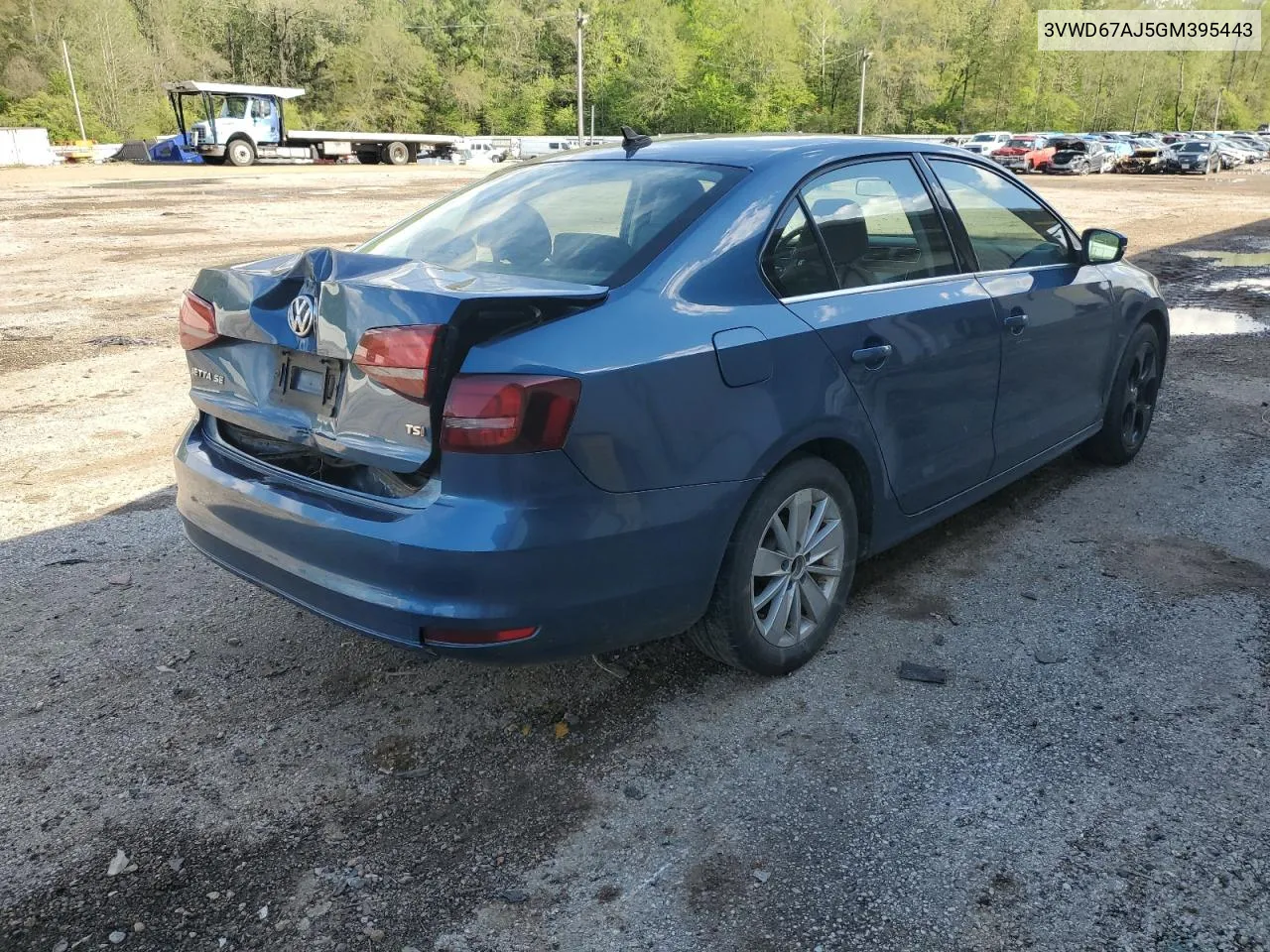 2016 Volkswagen Jetta Se VIN: 3VWD67AJ5GM395443 Lot: 50811984