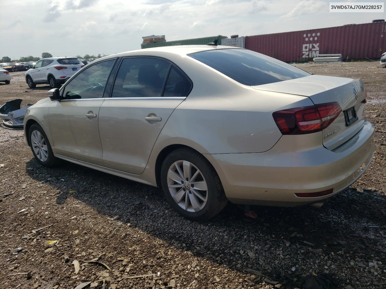 3VWD67AJ7GM228257 2016 Volkswagen Jetta Se