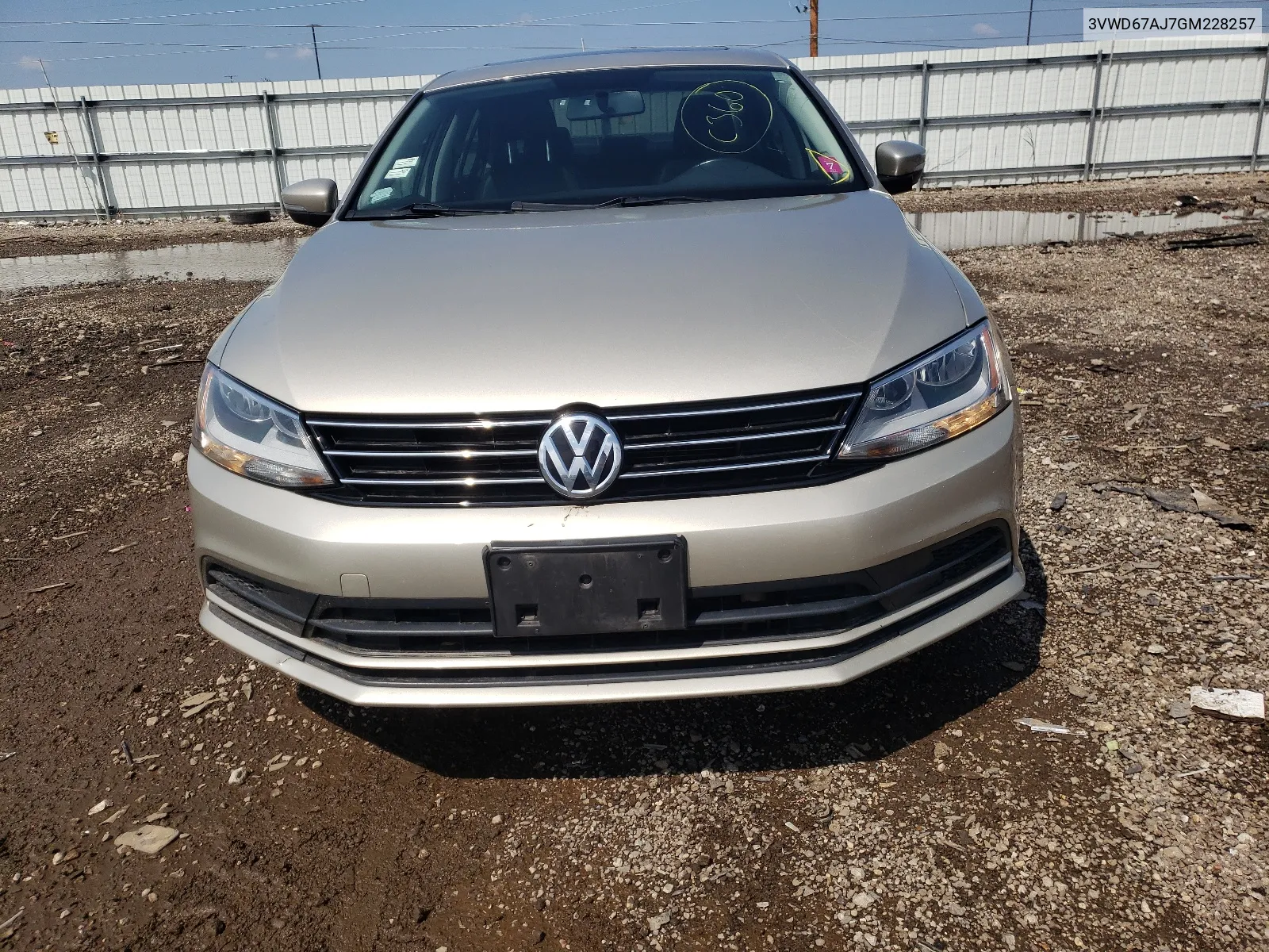 3VWD67AJ7GM228257 2016 Volkswagen Jetta Se