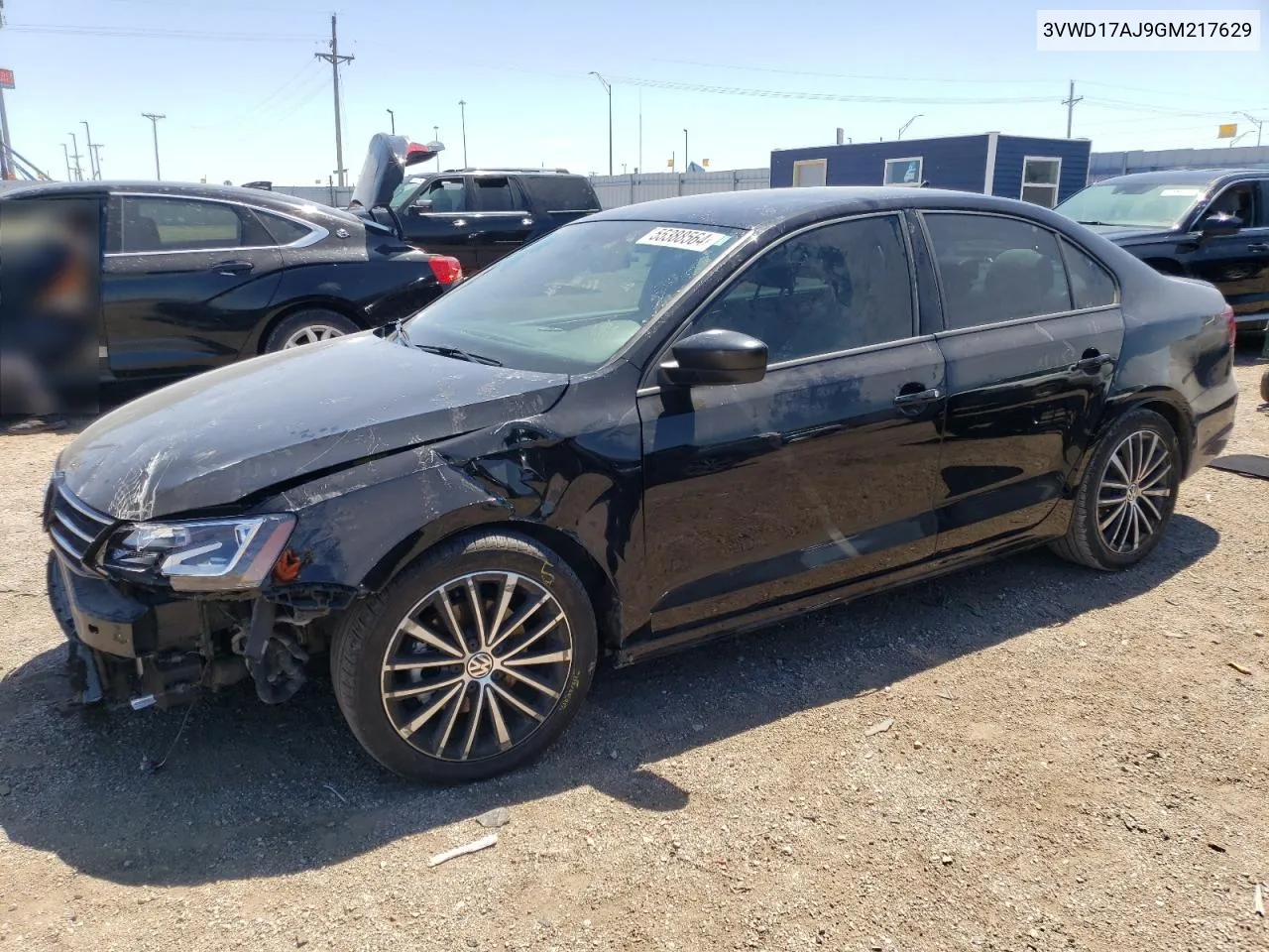 3VWD17AJ9GM217629 2016 Volkswagen Jetta Sport