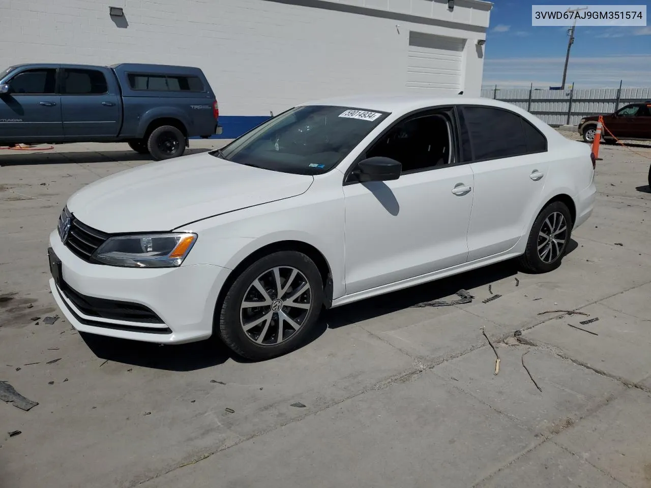 3VWD67AJ9GM351574 2016 Volkswagen Jetta Se