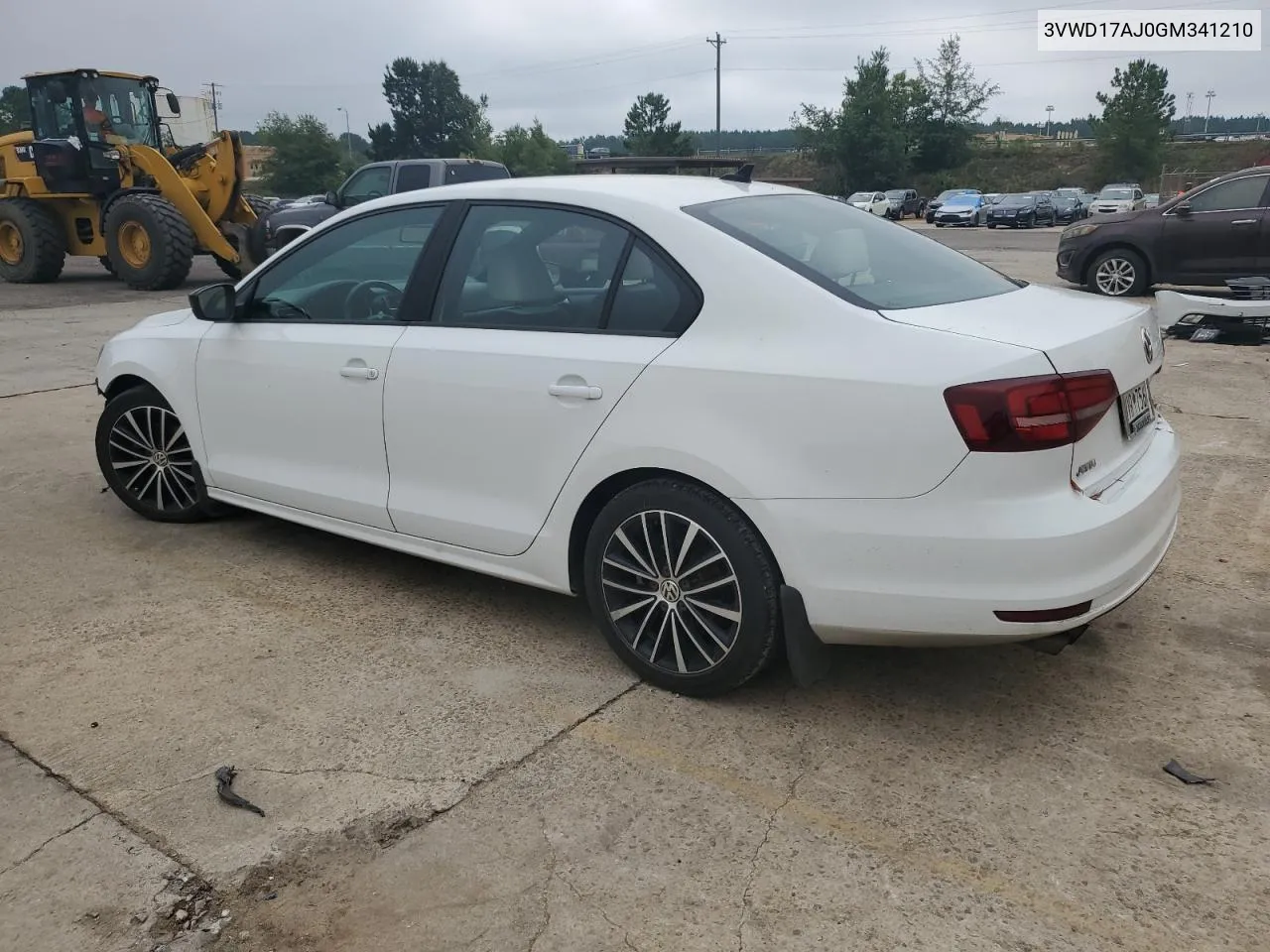 3VWD17AJ0GM341210 2016 Volkswagen Jetta Sport