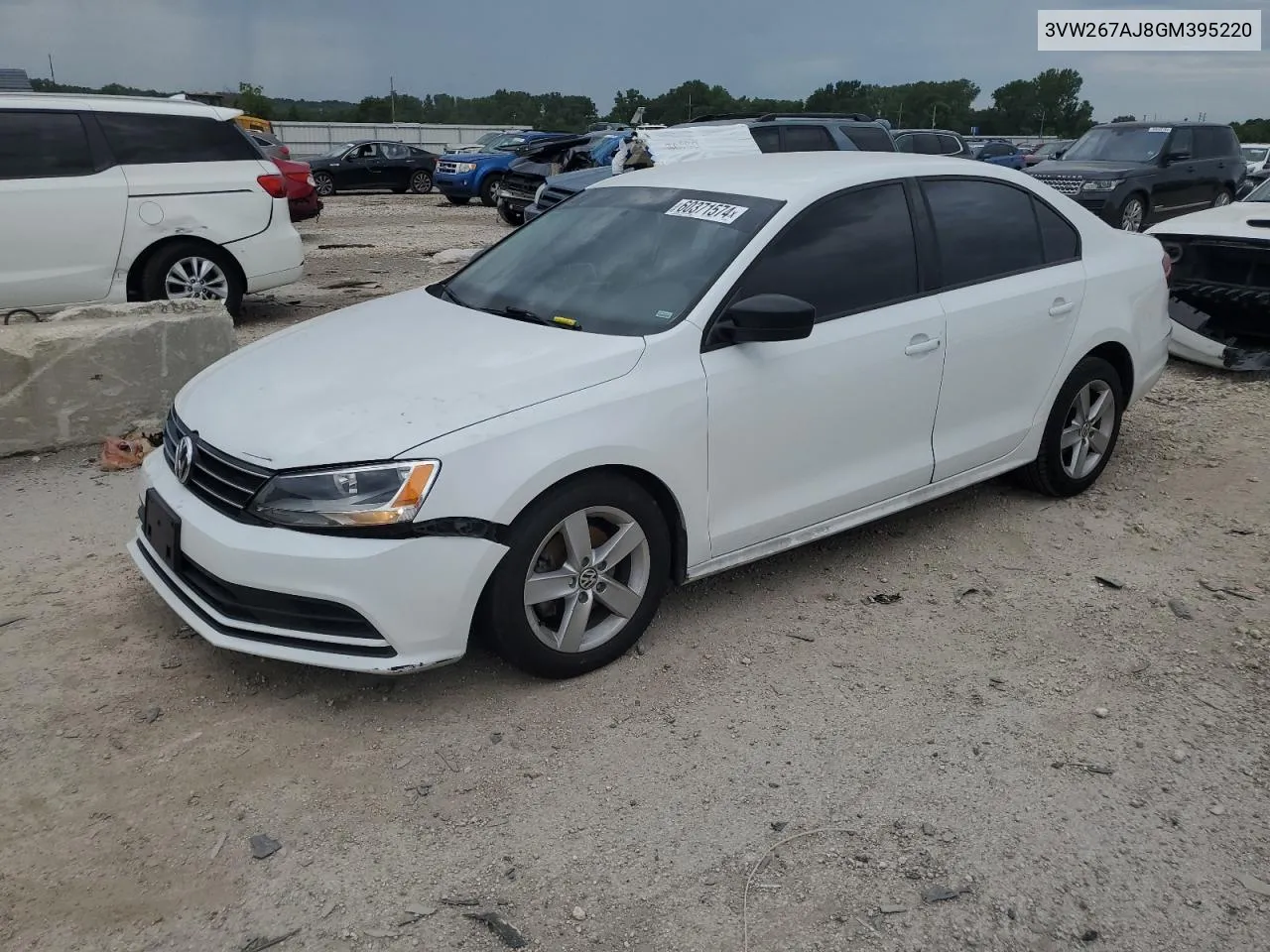 2016 Volkswagen Jetta S VIN: 3VW267AJ8GM395220 Lot: 60371574