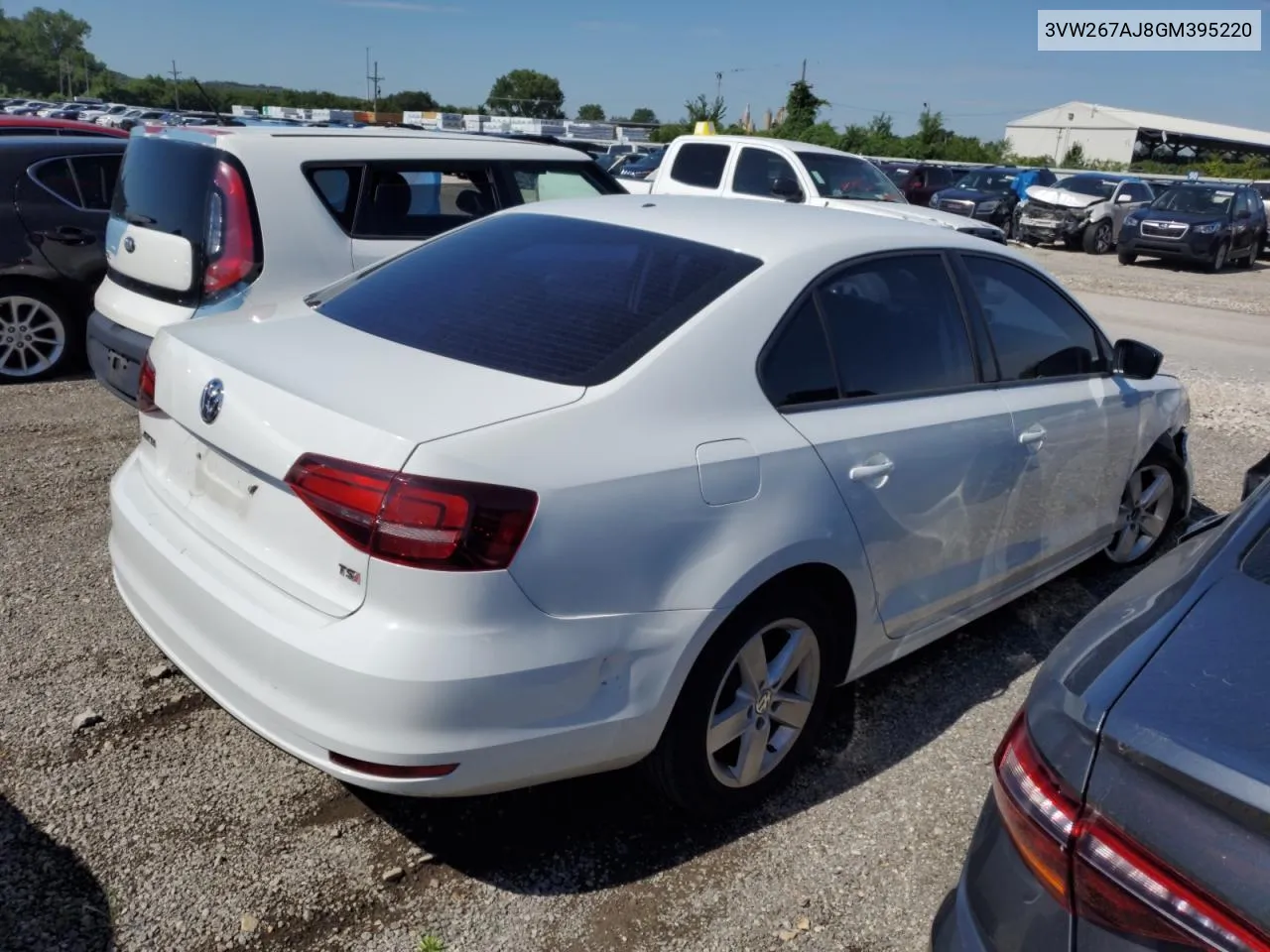 2016 Volkswagen Jetta S VIN: 3VW267AJ8GM395220 Lot: 60371574